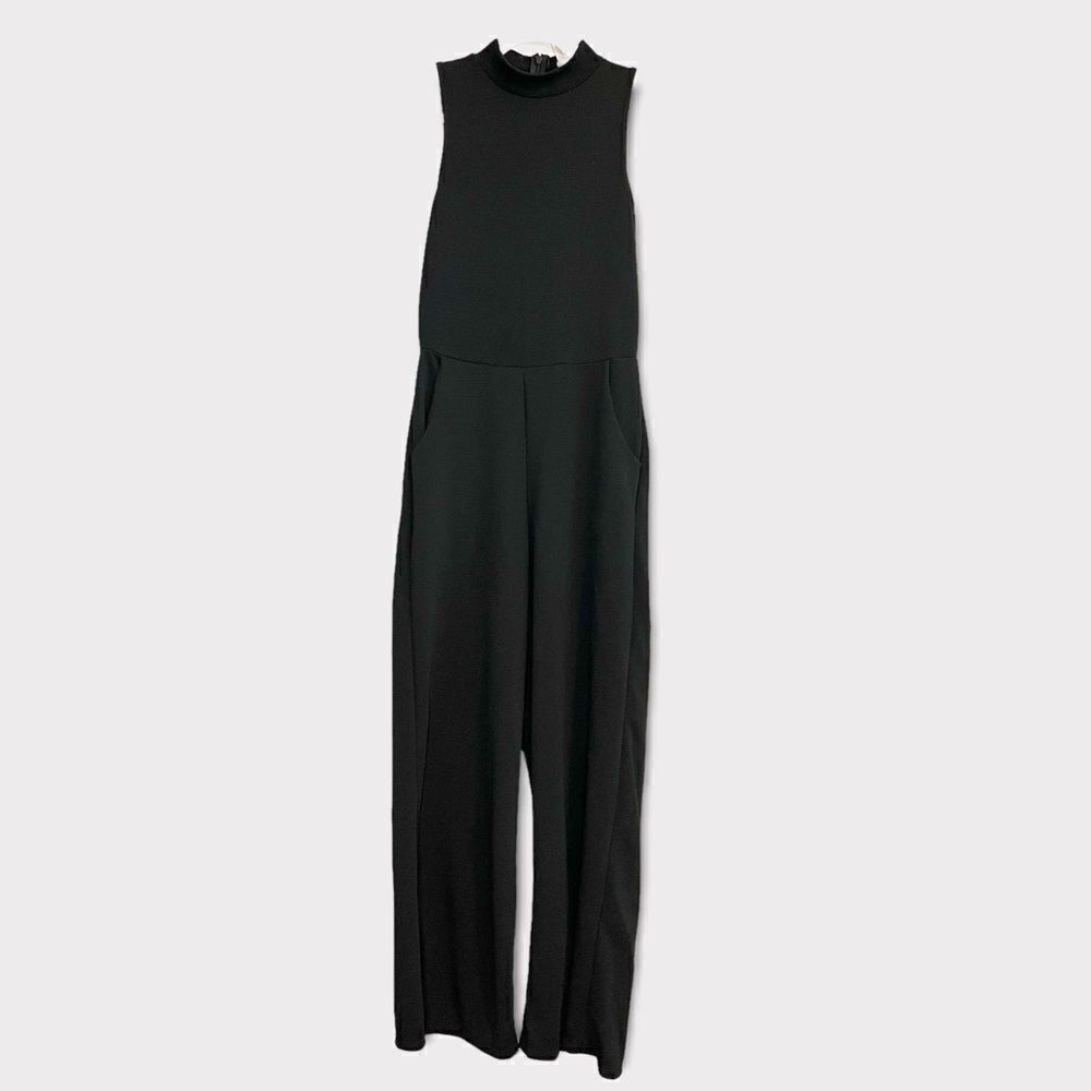 Caution to the Wind Women’s Black Sleeveless Jumpsuit Size Small